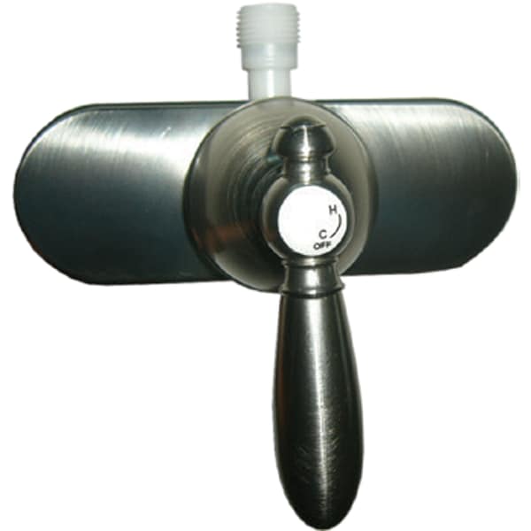 Empire Brass U-YSL53VBNLVR-E RV Non-Metallic Shower Valve w Single Lever Handle&Vacuum Breaker 4"-Brushed Nickel U-YSL53VBNLVR-E - main